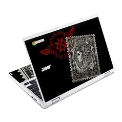 Picture of Alchemy Gothic ACR11-BLKPEN Acer Chromebook R11 Skin - Black Penny