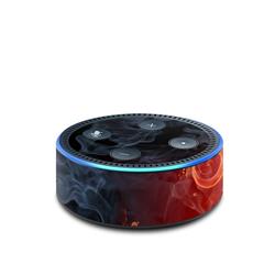 Gaming AED2-FLWRFIRE Amazon Echo Dot 2nd Generation Skin - Flower of Fire -  OM, ORGANIC MUSHROOM NUTRITION