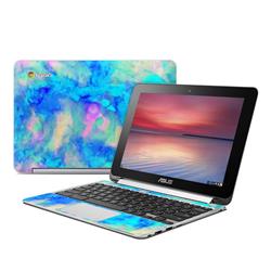 Picture of Amy Sia AFCB-ELECTRIFY Asus Flip Chromebook Skin - Electrify Ice Blue