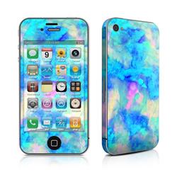 Picture of Amy Sia AIP4-ELECTRIFY iPhone 4 Skin - Electrify Ice Blue