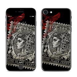 Picture of Alchemy Gothic AIP7-BLKPEN Apple iPhone 7 Skin - Black Penny
