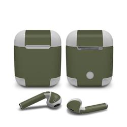 AAP-SS-OLV Apple Air Pods Skin - Solid State Olive Drab -  DecalGirl