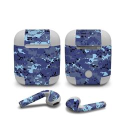 AAP-DIGISCAMO Apple Air Pods Skin - Digital Sky Camo -  DecalGirl