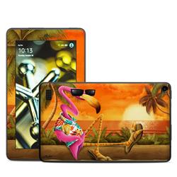 Picture of Al McWhite AKF5G-SFLAMINGO Amazon Kindle Fire 5th Generation Skin - Sunset Flamingo