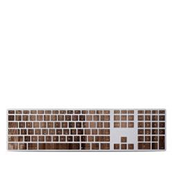 Picture of DecalGirl AKNK-STAWOOD Apple Keyboard with Numeric Keypad Skin - Stained Wood