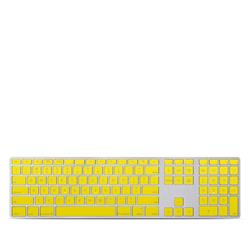 Picture of DecalGirl AKNK-SS-YEL Apple Keyboard with Numeric Keypad Skin - Solid State Yellow