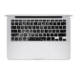 Picture of DecalGirl AMBK-BLACK-MARBLE Apple MacBook Keyboard 2011-Mid 2015 Skin - Black Marble