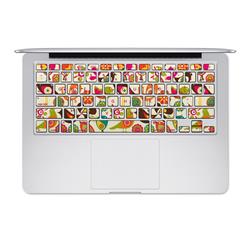 Picture of DecalGirl AMBK-BIRDFLOWERS Apple MacBook Keyboard 2011-Mid 2015 Skin - Bird Flowers