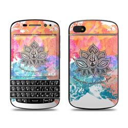 Picture of DecalGirl BQ10-HAPPYLOTUS BlackBerry Q10 Skin - Happy Lotus