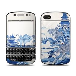Picture of DecalGirl BQ10-BLUEWILLOW BlackBerry Q10 Skin - Blue Willow