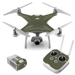 DJIP4-SS-OLV DJI Phantom 4 Skin - Solid State Olive Drab -  DecalGirl