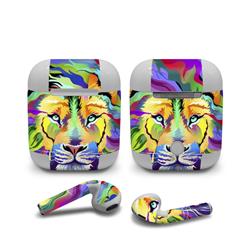 AAP-KINGOT Apple Air Pods Skin - King of Technicolor -  DecalGirl