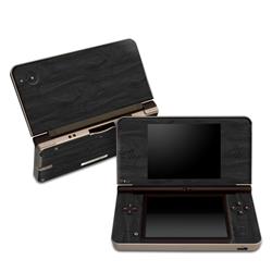 DSIXL-BLACKWOOD DSi XL Skin - Black Woodgrain -  DecalGirl