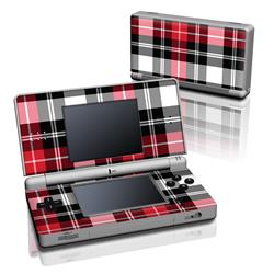 DSL-PLAID-RED DS Lite Skin - Red Plaid -  DecalGirl