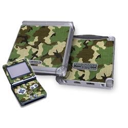 GBASP-WCAMO Gameboy SP Skin - Woodland Camo -  DecalGirl