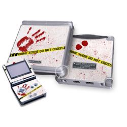 GBASP-CRIMEW Gameboy SP Skin - Crime Scene Revisited -  DecalGirl