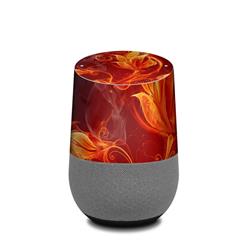 Picture of DecalGirl GHM-FLWRFIRE Google Home Skin - Flower Of Fire