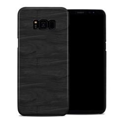Picture of DecalGirl SGS8PCC-BLACKWOOD Samsung Galaxy S8 Plus Clip Case - Black Woodgrain