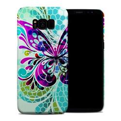 Picture of DecalGirl SGS8PCC-BFLYGLASS Samsung Galaxy S8 Plus Clip Case - Butterfly Glass