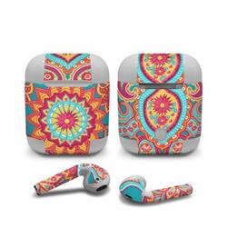 AAP-CARNIVALPAISLEY Apple Air Pods Skin - Carnival Paisley -  DecalGirl