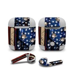 AAP-OLDGLORY Apple Air Pods Skin - Old Glory -  DecalGirl