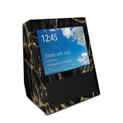 Picture of DecalGirl AES-BLACKGOLD Amazon Echo Show Skin - Black Gold Marble
