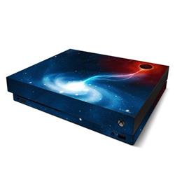 Black Hole Protector Skin Sticker Compatible with Microsoft Xbox One X - Ultra Thin Protective Vinyl Decal Wrap Cover
