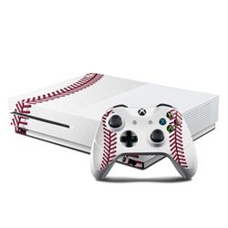 XBOS-BASEBALL Microsoft Xbox One S Console & Controller Kit Skin - Baseball -  DecalGirl