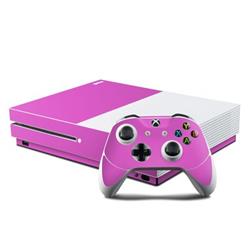 XBOS-SS-VPNK Microsoft Xbox One S Console & Controller Kit Skin - Solid State Vibrant Pink -  DecalGirl