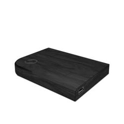 STLK-BLACKWOOD Valve Steam Link Skin - Black Woodgrain -  DecalGirl