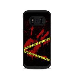Picture of DecalGirl LFS8-CRIME Lifeproof Galaxy S8 Fre Case Skin - Crime Scene