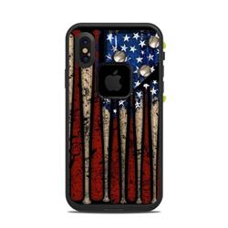 LFAX-OLDGLORY Lifeproof iPhone X Fre Case Skin - Old Glory -  DecalGirl