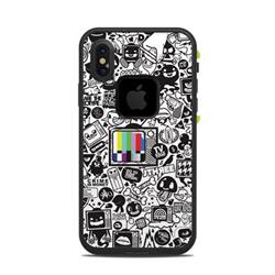 LFAX-TVKILLS Lifeproof iPhone X Fre Case Skin - TV Kills Everything -  DecalGirl