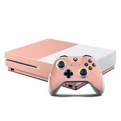 XBOS-SS-PCH Microsoft Xbox One S Console & Controller Kit Skin - Solid State Peach -  DecalGirl