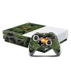 XBOS-CHIEF Microsoft Xbox One S Console & Controller Kit Skin - Hail to the Chief -  DecalGirl