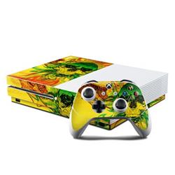 XBOS-HTSKULL Microsoft Xbox One S Console & Controller Kit Skin - Hot Tribal Skull -  DecalGirl
