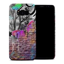 Picture of DecalGirl SGS8PCC-BWALL Samsung Galaxy S8 Plus Clip Case - Butterfly Wall