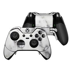 XBOEC-WHT-MARBLE Microsoft Xbox One Elite Controller Skin - White Marble -  DecalGirl