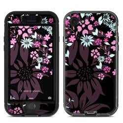 LCN7-DKFLOWERS Lifeproof iPhone 7 Nuud Case Skin - Dark Flowers -  DecalGirl