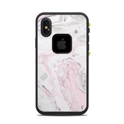 LFAX-ROSA Lifeproof iPhone X Fre Case Skin - Rosa Marble -  DecalGirl