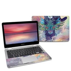Picture of DecalGirl AC302-SPECTRAL Asus Chromebook C302 Skin - Spectral Cat