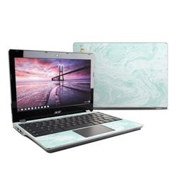 Picture of DecalGirl AC74-WINTERGREEN Acer Chromebook C740 Skin - Winter Green Marble