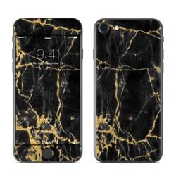 AIP8-BLACKGOLD Apple iPhone 8 Skin - Black Gold Marble -  DecalGirl