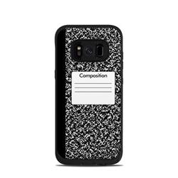 Picture of DecalGirl LFS8-COMPNTBK Lifeproof Galaxy S8 Fre Case Skin - Composition Notebook
