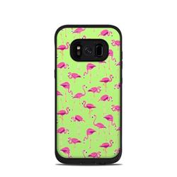 Picture of DecalGirl LFS8-FLAMINGODAY Lifeproof Galaxy S8 Fre Case Skin - Flamingo Day