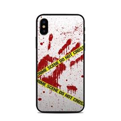 AIPX-CRIME-REV Apple iPhone X Skin - Crime Scene Revisited -  DecalGirl