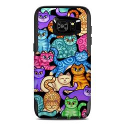 Picture of DecalGirl OCG7E-CLRKIT OtterBox Commuter Galaxy S7 Edge Case Skin - Colorful Kittens