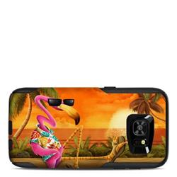 Picture of DecalGirl OCG7E-SFLAMINGO OtterBox Commuter Galaxy S7 Edge Case Skin - Sunset Flamingo