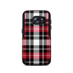 Picture of DecalGirl OCGS7-PLAID-RED OtterBox Commuter Galaxy S7 Case Skin - Red Plaid