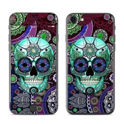 AIP8-SUGSKLSOMB Apple iPhone 8 Skin - Sugar Skull Sombrero -  DecalGirl